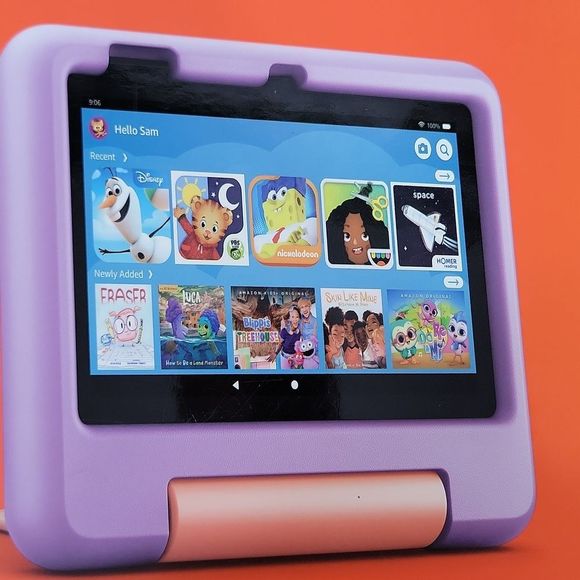 Amazon Fire 7 Kids Tablet. Purple. NWT. Never Opened. - Picture 6 of 8